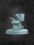 Mimic Bathroom Throne Miniature for Tabletop RPGs