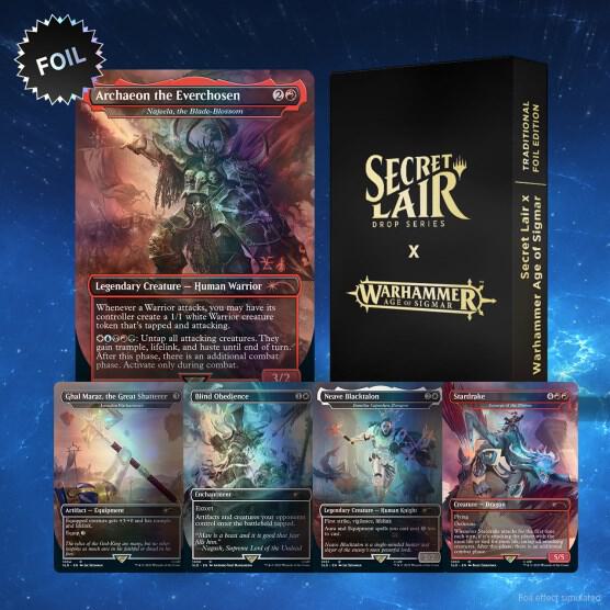 Magic the Gathering Secret Lair: Warhammer Age of Sigmar Traditional Foil Edition