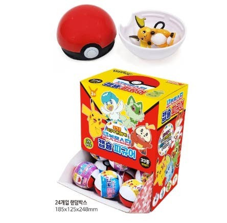 NEW! (1) Pokémon Figure random Mystery Capsule Toy
